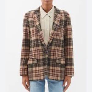 Isabel Marant size 40 French or 8 US . Charlyne Plaid blazer